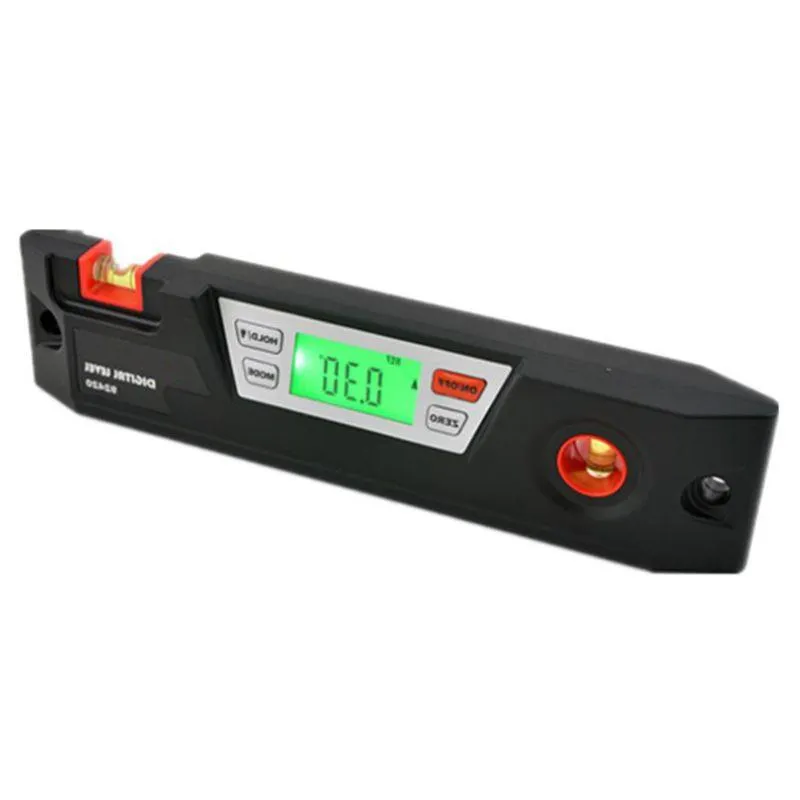 Freeshipping Digital Angle Gauge Level Box Goniometro Angle Finder Inclinometro con base magnetica Calcolo per carpenteria Costruzione M Xttc