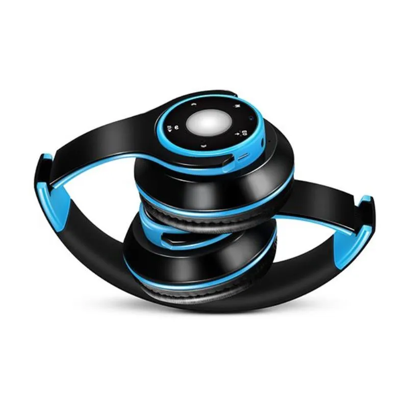 spedizione gratuita colorato stereo Audio Mp3 Auricolare Bluetooth Cuffie senza fili Supporto per auricolari Scheda SD con riproduzione del microfono 10 ore Shhfj