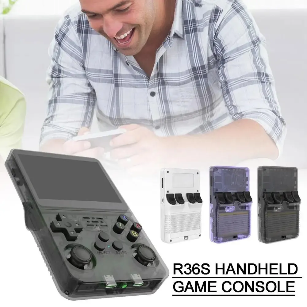 Consola Retro R36S Con Pantalla IPS De 3.5″ Y 128 GB – Más De 40.000 Juegos Clásicos, Batería De 4000 MAh