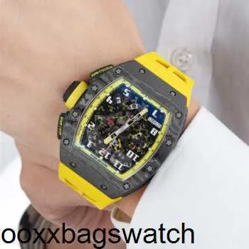 Richardmiler Watches Automatic Mens Watch Tourbillon Richardmire RM011 NTPT Global Limited Edition 50 Mens Fashion Business Sports Timing Mechanic HBEM