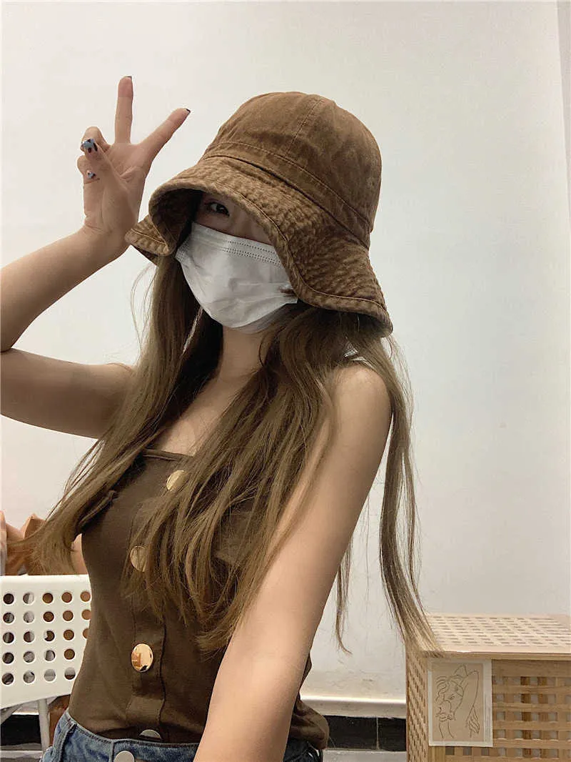Japanese Style Wide Brim Panama Hat For Women Solid Colors Sunshade Bucket  Hat Corduroy With Sun Protection And Sunscreen Cap Large Size 50 60cm  AA230414 From Dafu06, $17.12