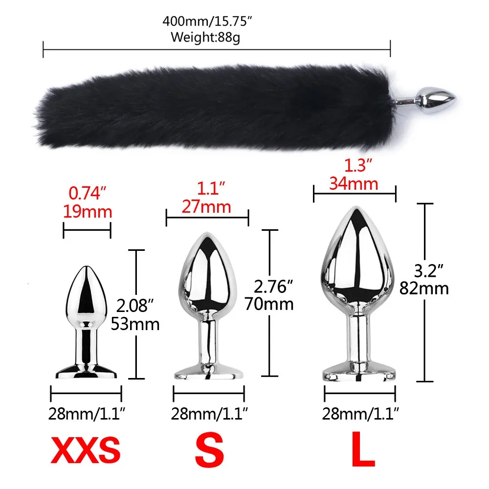 Anal Toys Metal BDSM Dog Tail Anal Plug for Roleplaying Sex Games Men and  Women from Dhgate Anal Toys - price 20.0