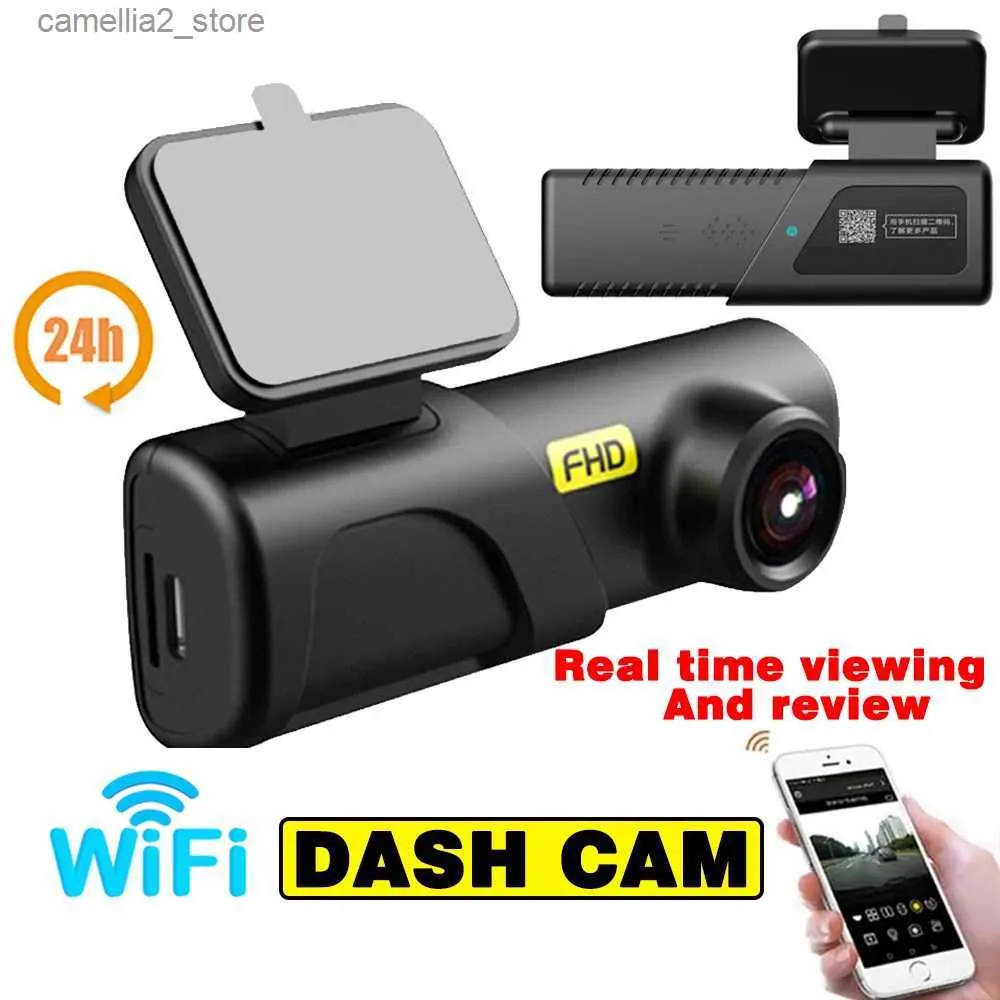 Car DVRs Dash Cam for Car Camera for Vehicle HD 1080P WiFi USB Car DVR para vehiculo Dashcam Video Recorder Black box 24H Parking Monitor Q231115