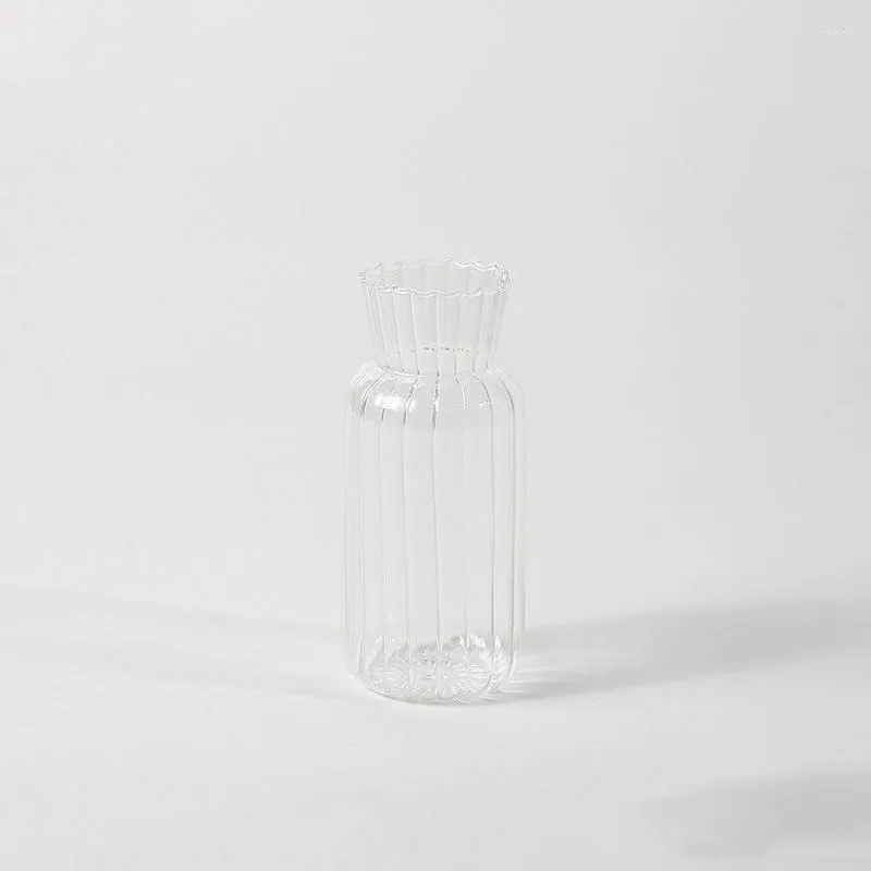 Vaser blomma vas för heminredning modern bordsskiva terrarium glas containrar blommor nordiska