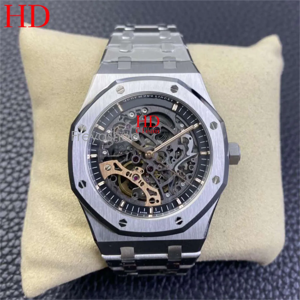 Mężczyźni Watch Audemar Pigue Factory TOP Automatyczne Hinery 41mm904l Stal Cal.3132 AAA Noob Clone Chińskie APS Hollow Men's