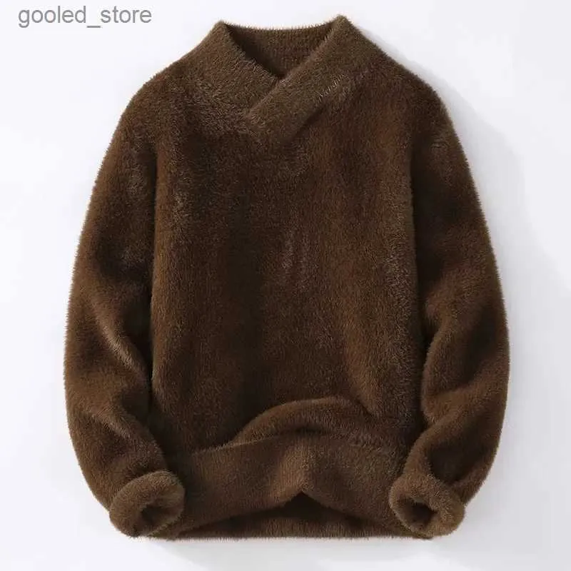 メンズセーター2023sweaterters男性秋の新しいスタイルメンズファッション温かいセーターメンズ青年スタイルセータースプリングメンズウールプルオーバーM-3XL Q231115