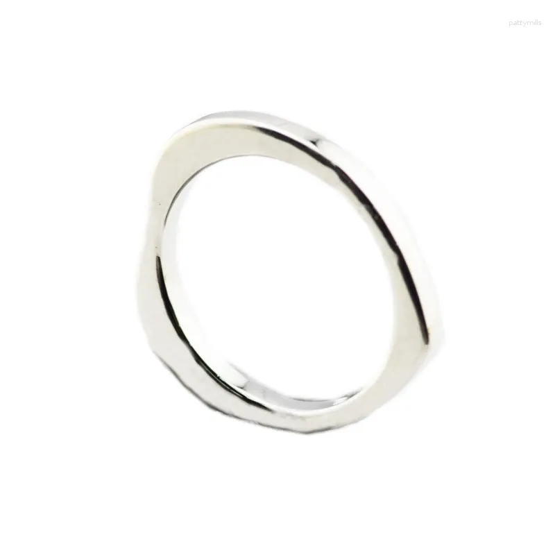 Pierścienie klastra Signature Heart 925 Sterling-Silver-Jewelry