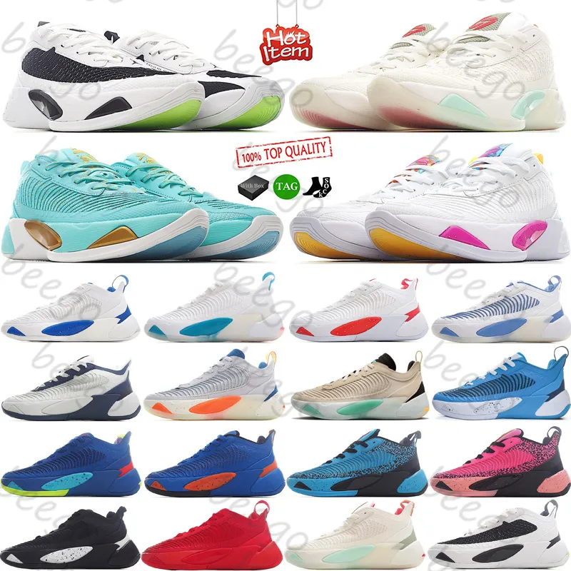 Jordan ルカ1 ホワイト/ターコイズ バスケットシューズ 2024男子