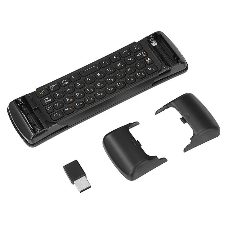 Freeshipping Original MINIX NEO A3 Wireless Air Mouse avec entrée vocale Clavier QWERTY Gyroscope à six axes à distance pour MINIX Media Hub TV Illd