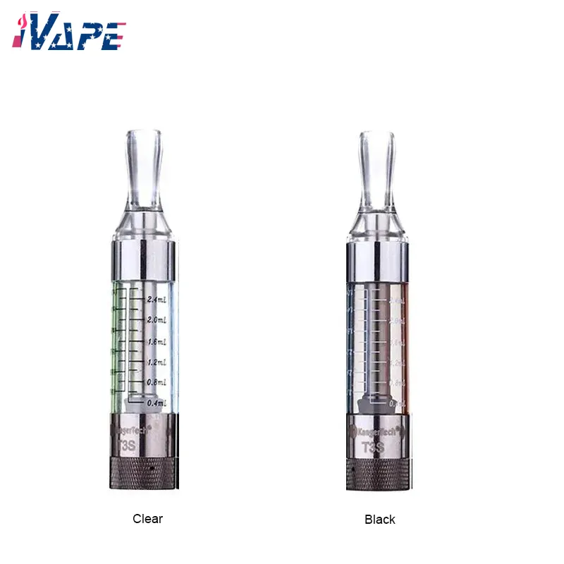 Atomiseur de réservoir Kanger T3S clearomiseurs 3ML Kanger Ego Thread Fit eGo-T eGo-W eGo-C eGo-K Batterie / pack