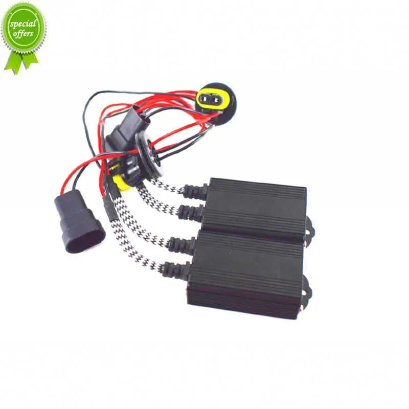 Nouveau 2 pièces H4 H7 H1 H11 9005 9006 H8 H3 voiture lumière Canbus décodeur sans erreur adaptateur de faisceau de câblage phare LED Auto ampoule lumières