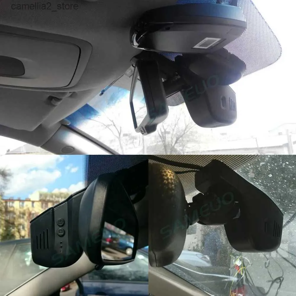 Cámara de tablero 2K frontal WiFi Dash Cámara para coches QHD 1440P Cámara  de coche Dashcam para automóviles con visión nocturna 170° gran angular WDR