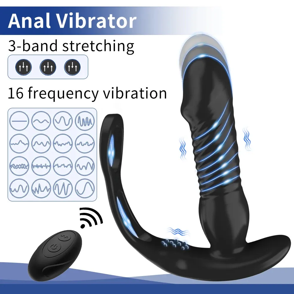 Wireless Remote Control Telescopic Male Vibrator Prostate Massager Buttplug Thrusting Plug Anus Penis Ring Sex Toys for Men from Dhgate Anal Toys - price 63.28 Wireless Remote Control Telescopic Male Vibrator Prostate Massager Buttplug Thrusting Plug Anus Penis Ring Sex Toys for Men from Dhgate Anal Toys - price 63.28