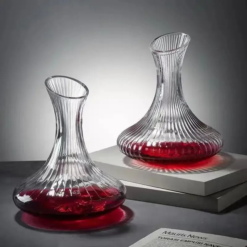 Fiaschetta per vino di alta qualità Decanter 15L Modello a martello Dispenser Bottiglia di cristallo Bottiglia di brandy Whisky Brocca Regalo Decorazione bar 231114