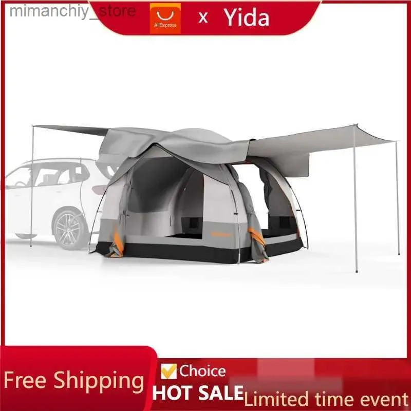 WASAGUN SUV Tent PU2000mm Waterproof Rain Fly Car Tent For Camping Outdoor Travel Spacious Room For 6 8 Person Q231115 From Mimanchiy 57.28 DHgate.Com