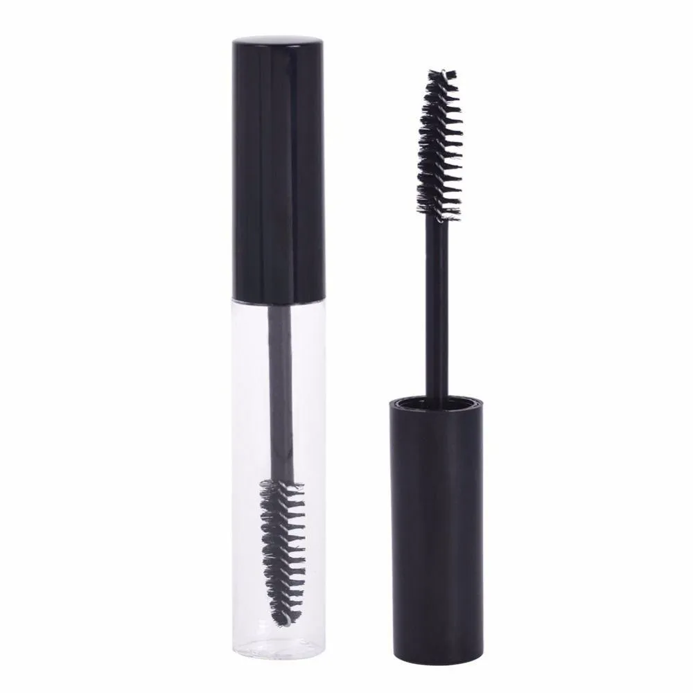 Packing Bottles Wholesale 3.5Ml Stic Petg Small Clear Empty Mascara Tube Vial/Bottle/Container With Black Cap For Eyelash Growth Mediu Dhaix