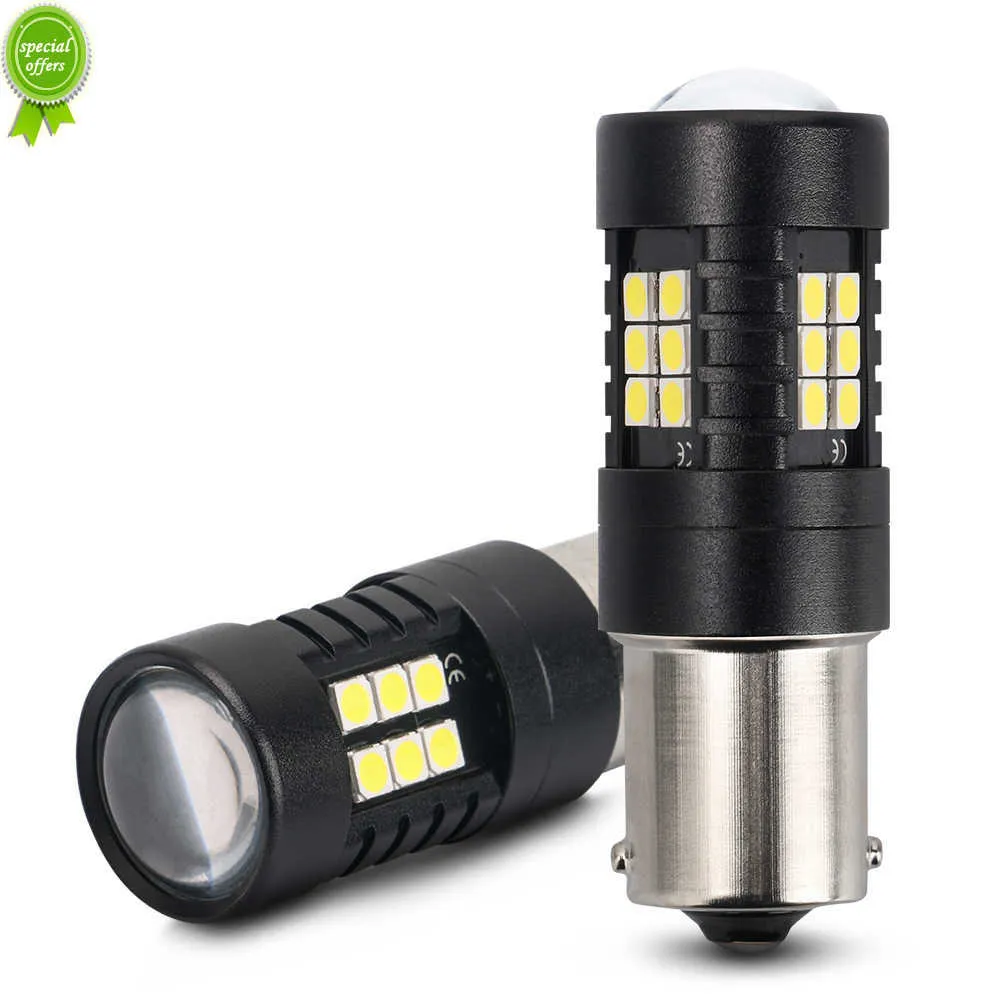 Novo 2PCS Scrub BA15S P21W LED PY21W BAU15S P21/5W 7443 3157 LUZES DE CAR