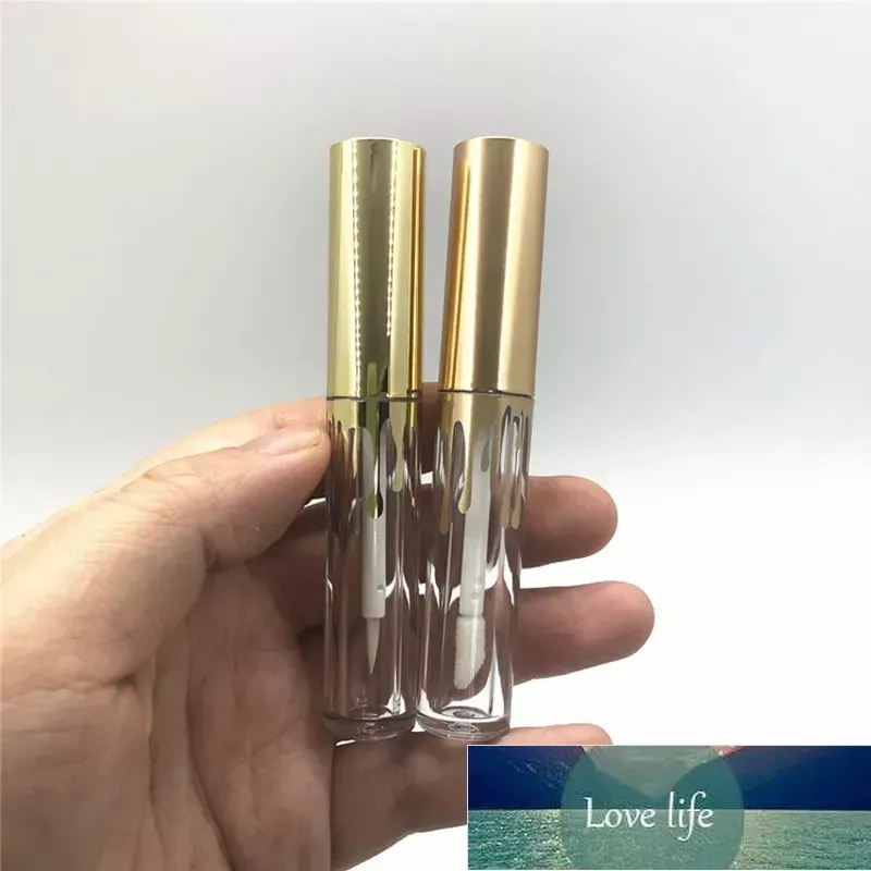 wholesale 4ML 2.5ML Lipgloss Bouteilles En Plastique Conteneurs Vide Or Tube Eyeliner Cils Conteneur Mini Brillant À Lèvres Split Bouteilles D'emballage Top Qualité