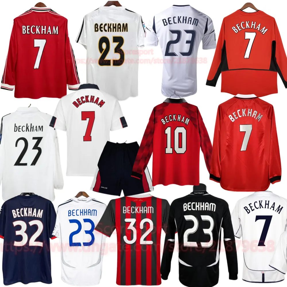 DHgate.com:BECKHAM Retro Soccer Jerseys Manchestter 96 98 99