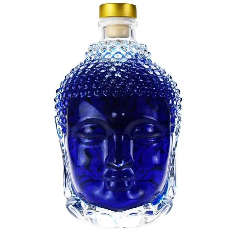 Weingläser, 750 Ml, Buddha Kopfform, Weinkaraffe, Kreativität