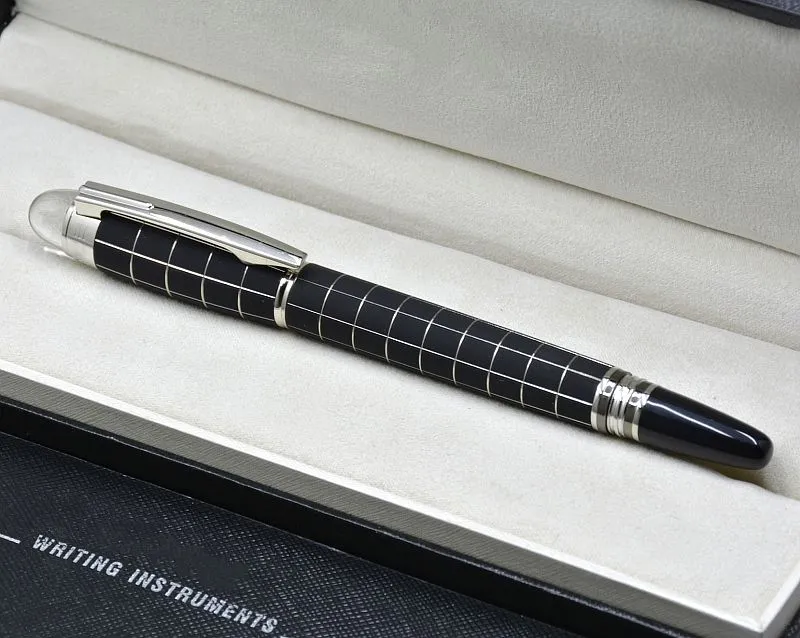 STOREWER HEAD Fashion Roller Black Pen / Writ Ball Crystal Quality School Office High med Ball Point Ink Pens Gift Aqbqb