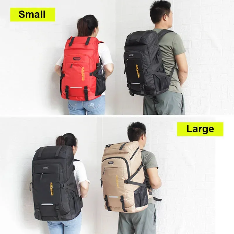 Outdoor Bags 80L50L Backpack Men''s Large Capacity Tactical Knapsack Hiking Camping Backpacks School Bag Pack 231114