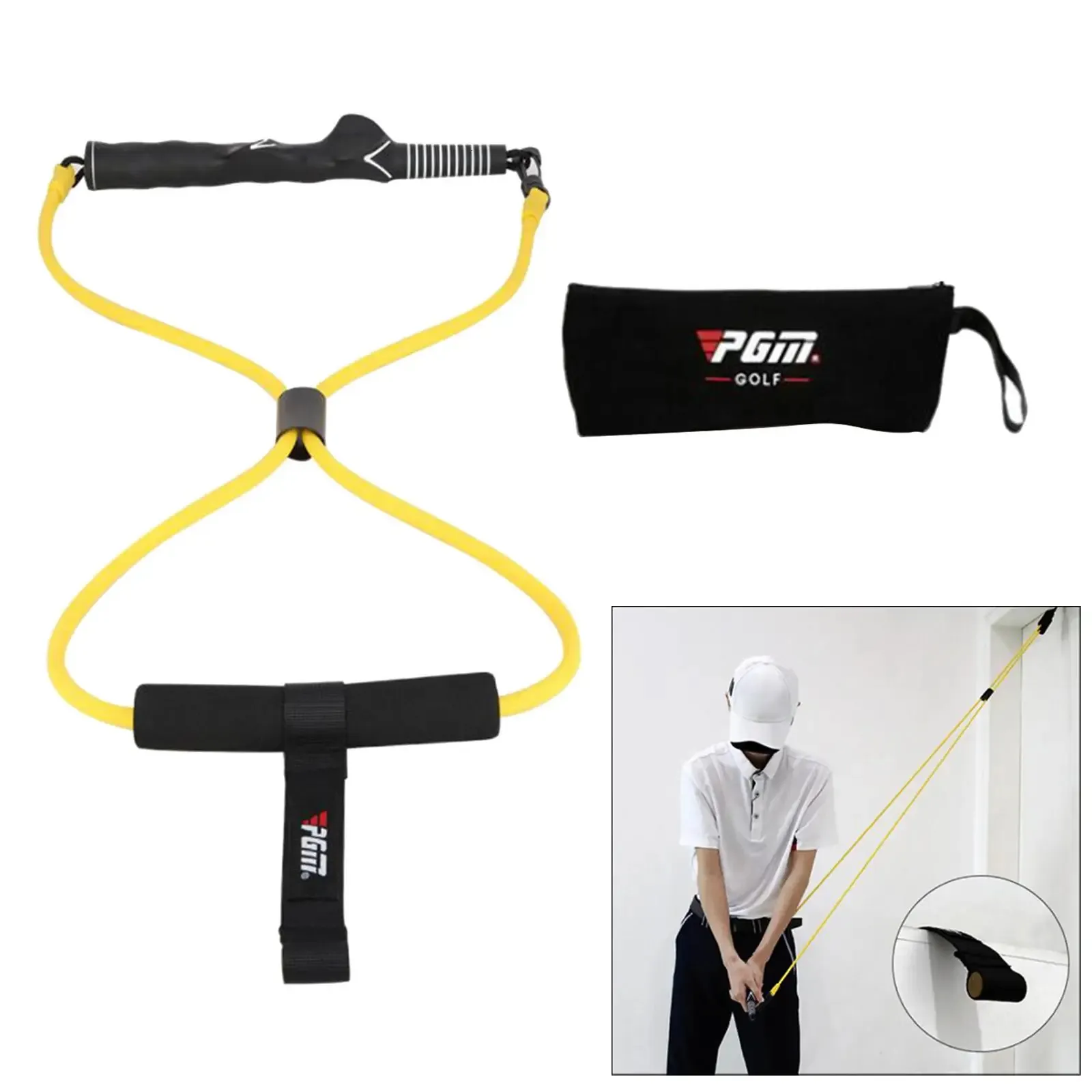 Pull Up Rope Golf Exerciser Resistance Bands Exercise Fitness Swing Cord Training Aid Tool for Women Men Full Body