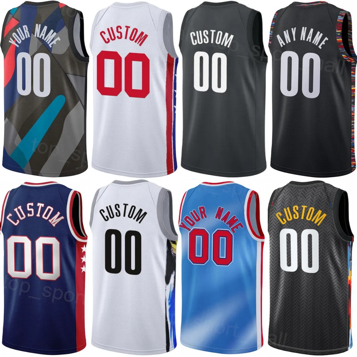 Mens 2024 Youth Basketball City Jersey Mikal Bridges 1 ...