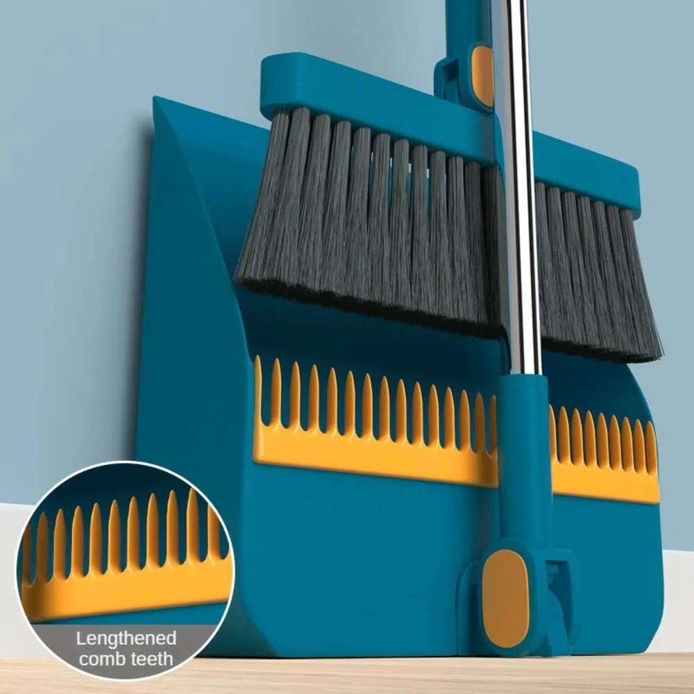 Ny Broom Dustpan Set Combination Hushåll Borstar Magic Folding Non Stick Hair Sweeping Tool Single