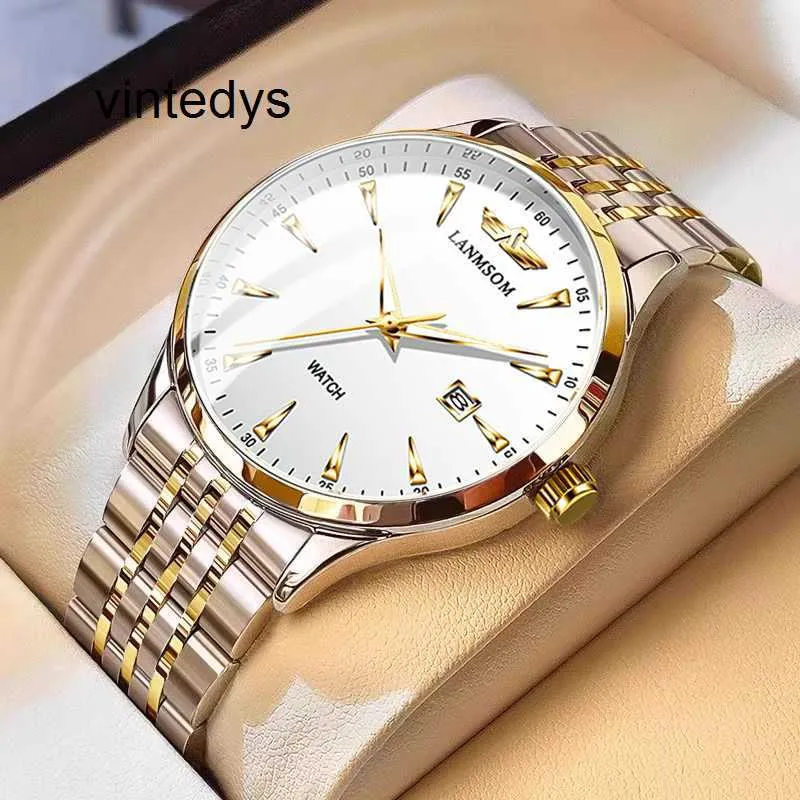 Wristwatches Luxury Quartz Watch Swiss Flagship Store Men's Top Ten Waterproof Steel Bands and Luminous