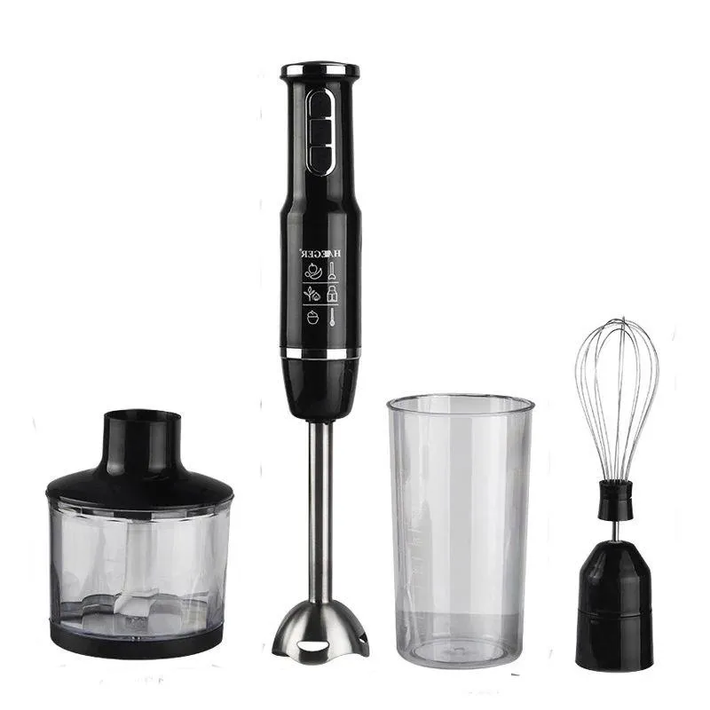 Freeshipping Ręczny Blender Stick Mocne zanurzenie Przenośny Blender 4 w 1 zestaw do kuchennej wbijaki Mikser Sokarie Smoothie Baby SLPTH