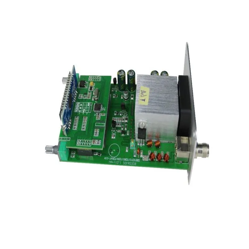 Kostenloser Versand 1W/6W 76MHz bis 108MHz Einstellbarer NIO-T6A FM PLL Sender DIY PCB Qckga