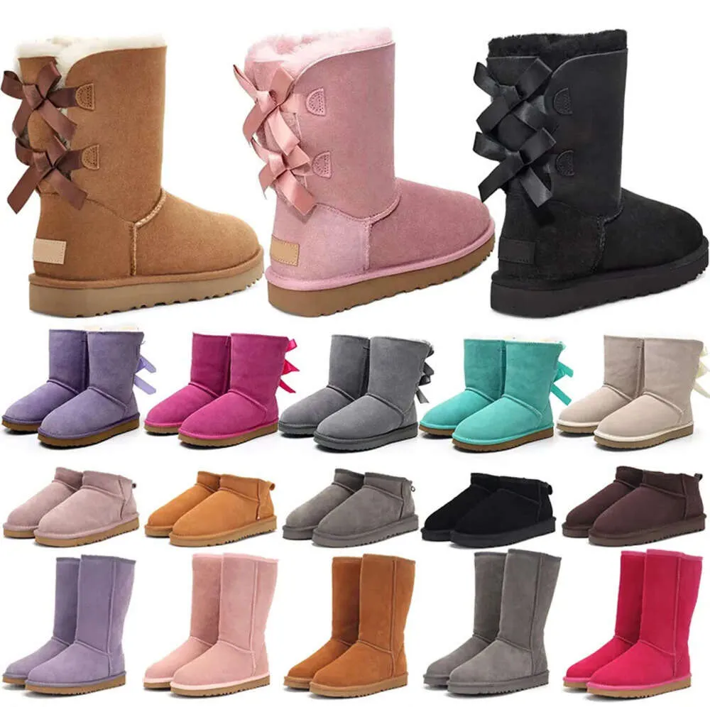 Designer Boots Australia Kapcieczki Tasman Womens Botows Girl Klasyczne buty śnieżne Krótki łuk Mini fur