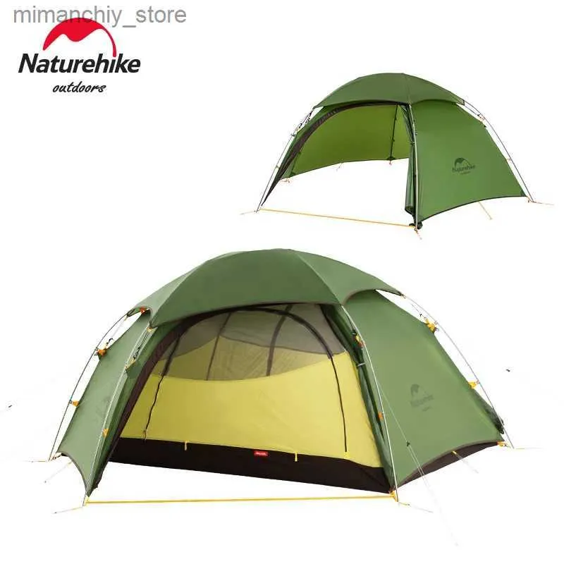 DHgate Naturehike Cloud Peak 2 Person Ultralight Double Layer Waterproof Camping Tent for 4 Season Green Sports Outdoors