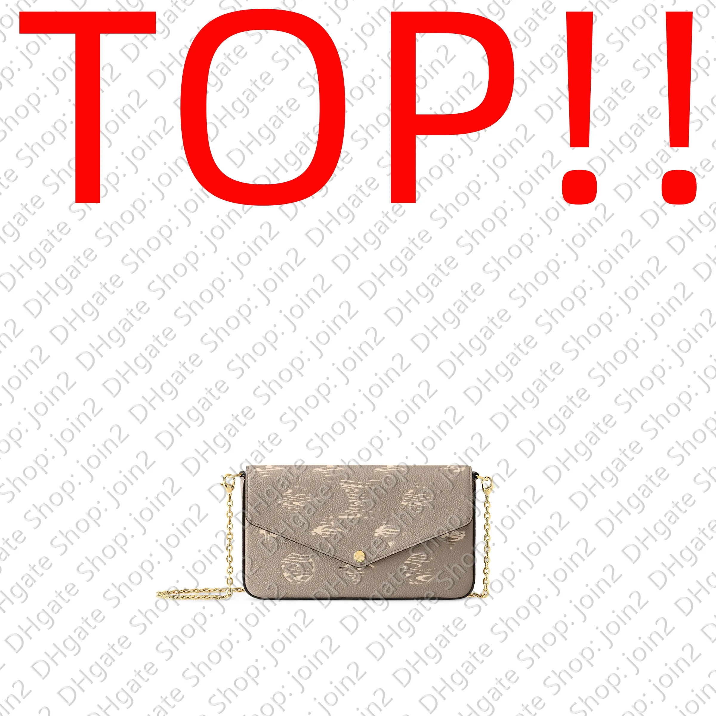 Felicie Pochette Designer Tan Shoulder Bag With Chain Strap M61276 From Join2 151.1 DHgate.Com