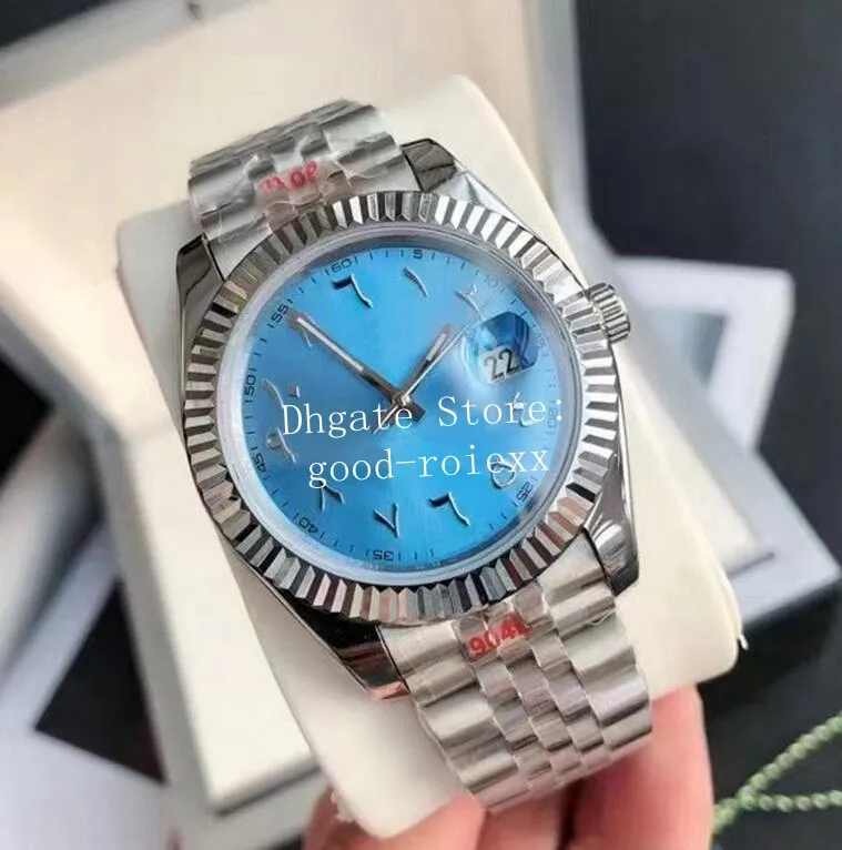 النسخة الشرق الأوسط للرجال الساعات الأصلية Miyota 8215 Movement Watch Men 41mm Automatic 904L Steel Jubilee Bracelet Sapphire Glass 126334 GD Maker Wristwatches