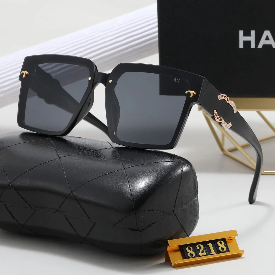 Designer-Sonnenbrillen für Damen, luxuriöse Mode-Sonnenbrillen, lässige Strand-Sonnenbrillen, Anti-UV-Sonnenbrillen mit großem Rahmen, trendige Sonnenbrillen