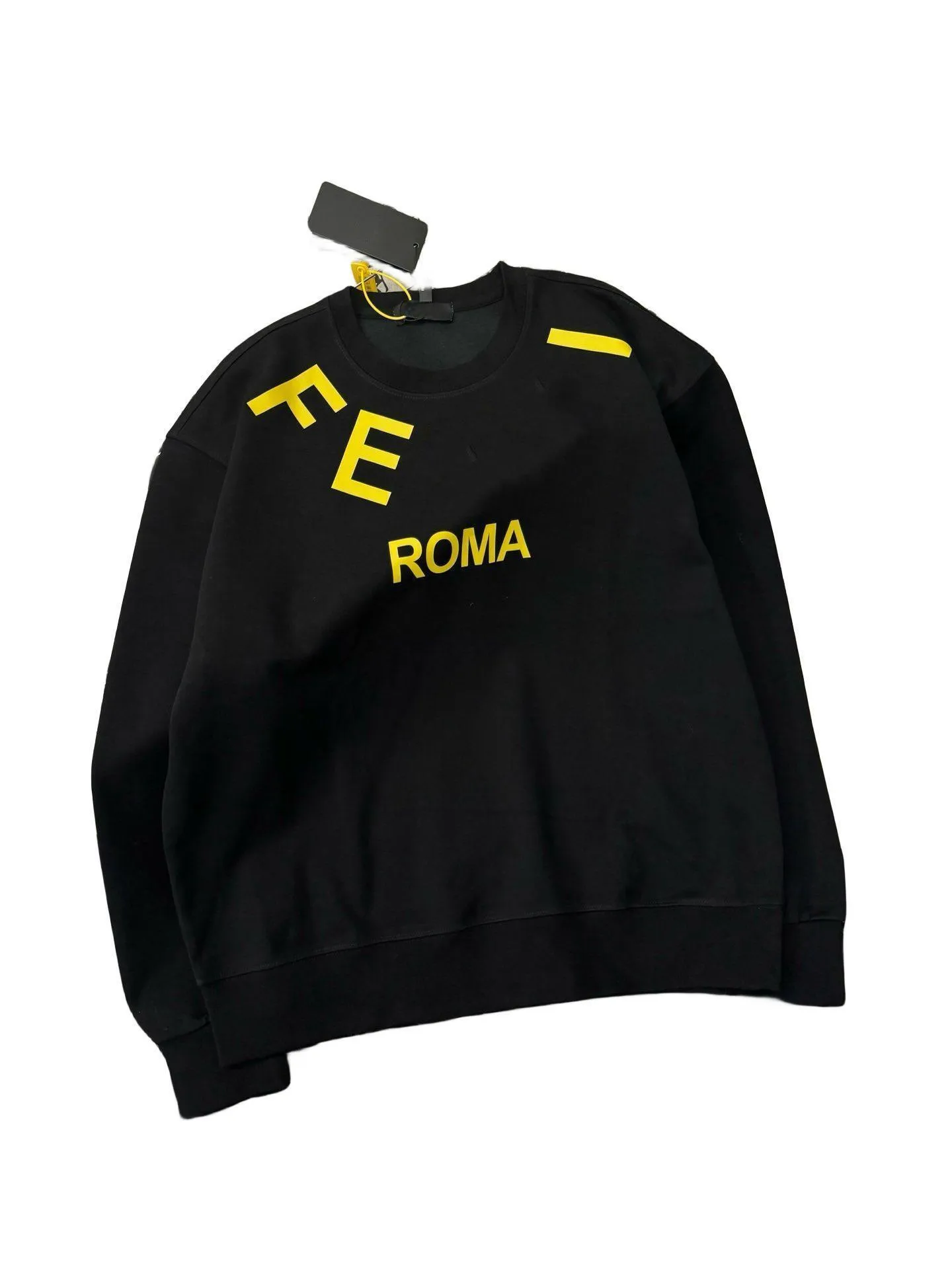 23fw Luxe Italiaanse merken Designer Fen Trui met lange mouwen en ronde hals Mode Letter Pullover Hoodie Outdoor Sweatshirt