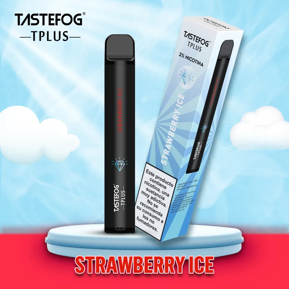 QK Tastefog T-Plus E flytande elektronisk cigarett disponibel vape penna grossist bulk pris