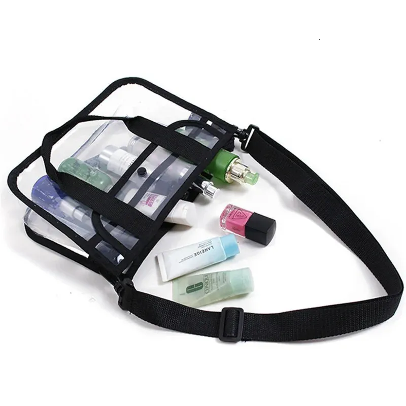 Cosmetic Bags Cases Clear PVC Makeup Holder Travel Wash Bag Pouch Set Kit Toiletry Cosmetic 231115