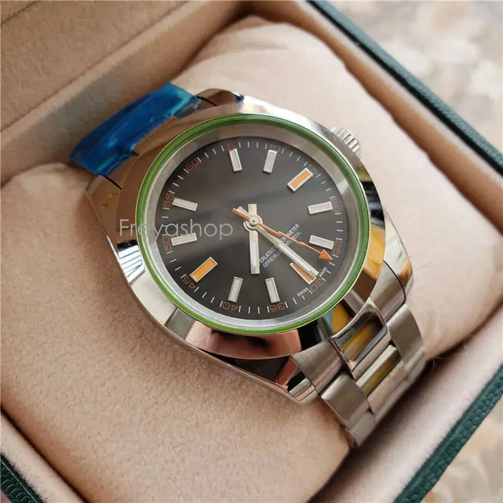 Luxury Rolxx Watch Mens Steel Rostfri Collection Classic Watch Fashion Sapphire Mirror Designer Automatisk mekanisk rörelse klockor Montre es