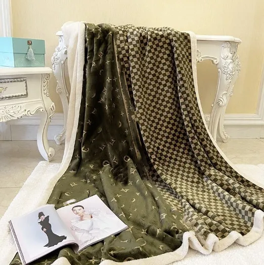 Couverture en tissu de fourrure de vison Composite Double couche Bejirog, couverture de canapé de loisirs, couverture de climatisation, couverture de sieste, cadeau, vente en gros