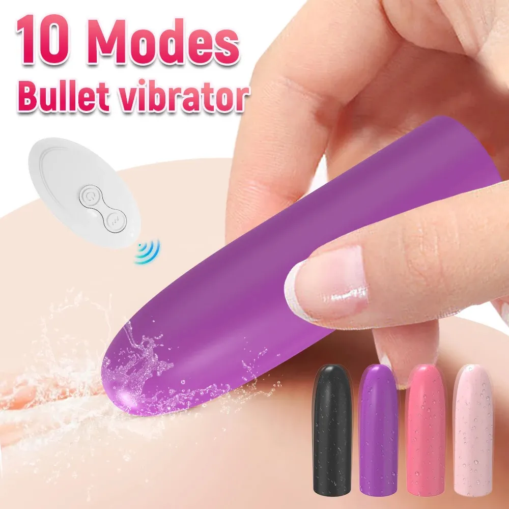 Giocattoli per adulti Mini bullet vibratori telecomandati per donne stimolatore del clitoride vaginale punto G vibrazione amore uovo giocattoli del sesso per adulti 231027