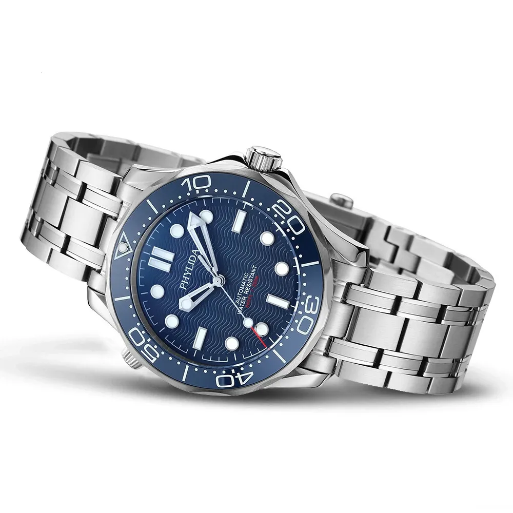 Other Watches PHYLIDA Blue Dial NH38a Automatic Watch From