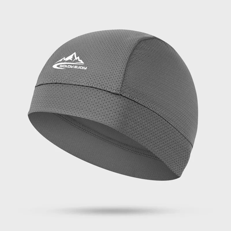 Охлаждающая кепка с черепом, подкладка для шлема, дышащая, впитывающая пот, спортивная шапка для езды на велосипеде, удобная кепка для походов на открытом воздухе, быстросохнущая кепка