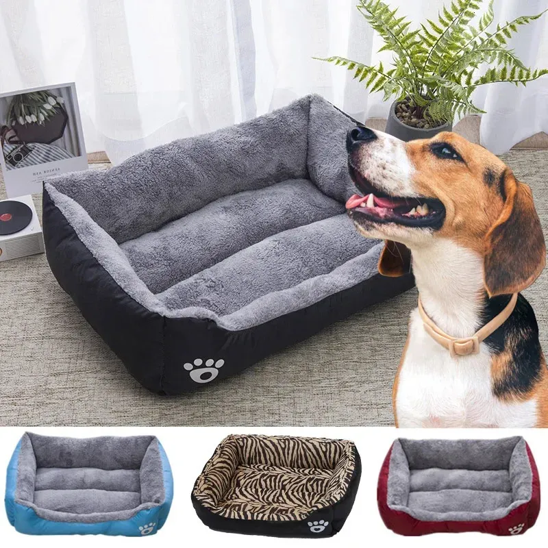 chenils stylos lit pour chien animaux de compagnie maison pour chiot petit moyen grand XXL fournitures tapis de chenil Nesk dormir en peluche lavable coussin de chat produits d'intérieur 231114