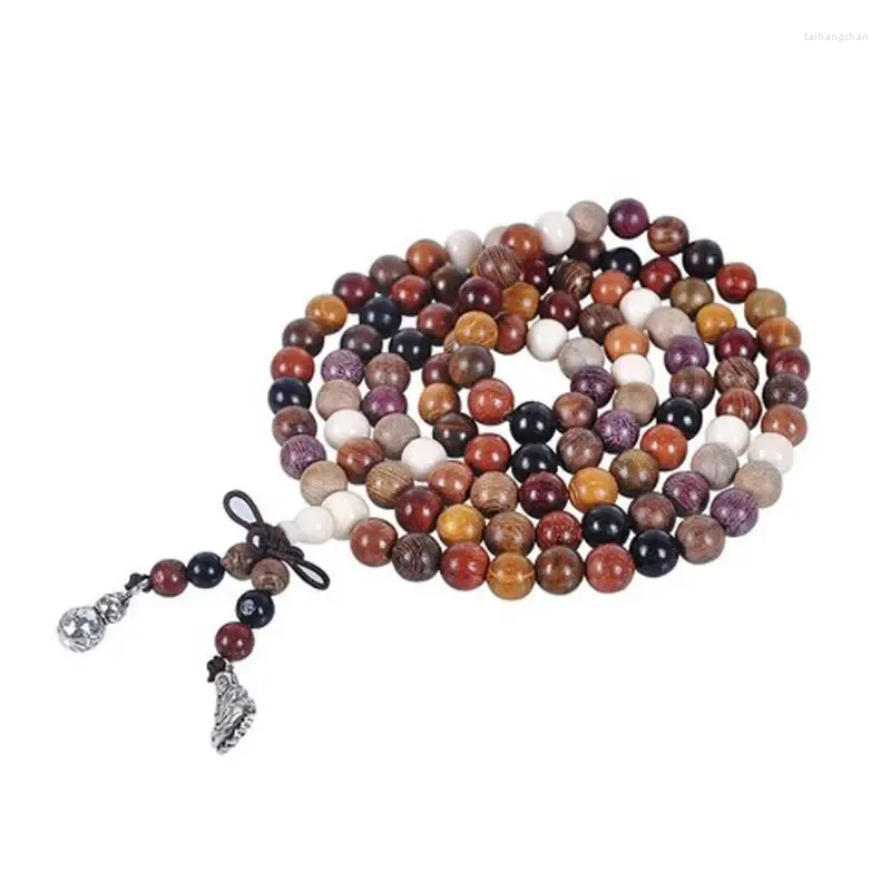 Pendant Necklaces Elegant Rosary 108 Color Beads Bracelet Necklace Buddhist Religious Jewellery