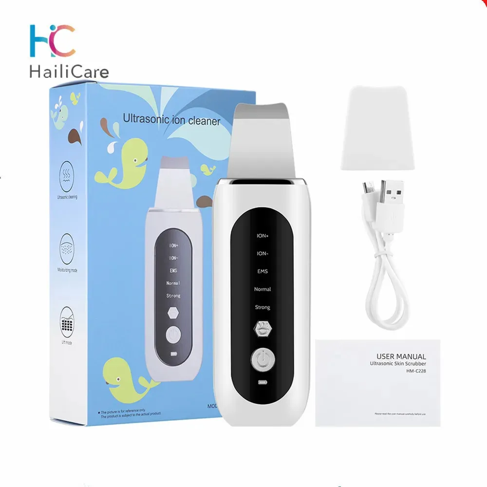 Face Care Devices Ultrasonic Skin Scrubbers EMS Microcurrent Deep Clean ...