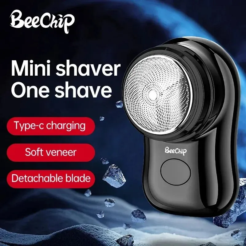 Razors Blades Mini Taşınabilir Elektrikli USB Şarj Edilebilir Tıraş Alınan Mens Razor Su Geçirmez Seyahat Malları Yerde 231115