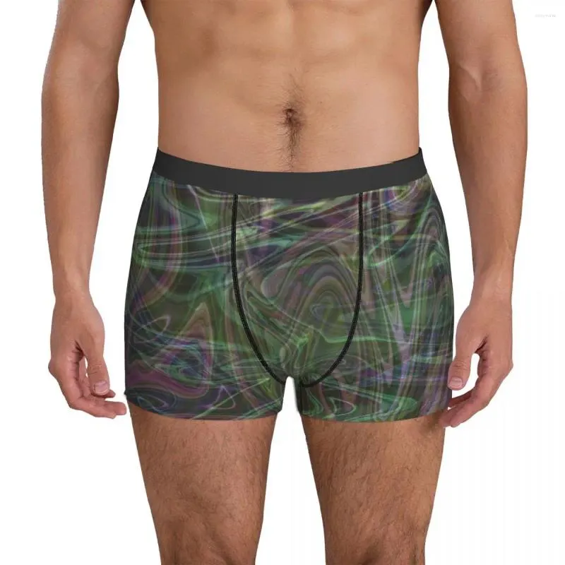 Mutande Linee Intimo Modelli magici Mutandine divertenti Boxer fai da te personalizzato per uomo Custodia 3D Boxer taglie forti